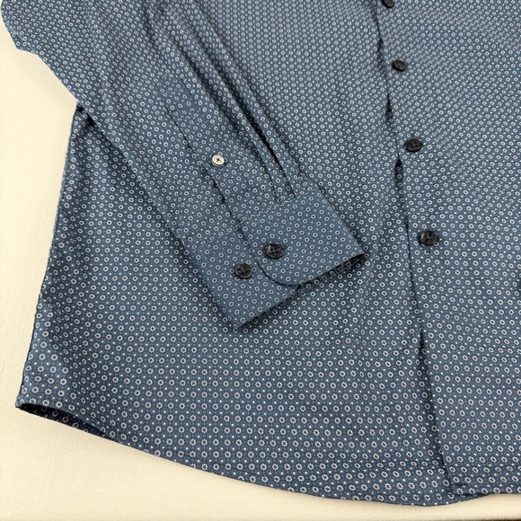 Ben Sherman The Original Stretch Slim Fit  Men's Long Sleep Button-up Shirt,‎ L - Picture 3 of 13